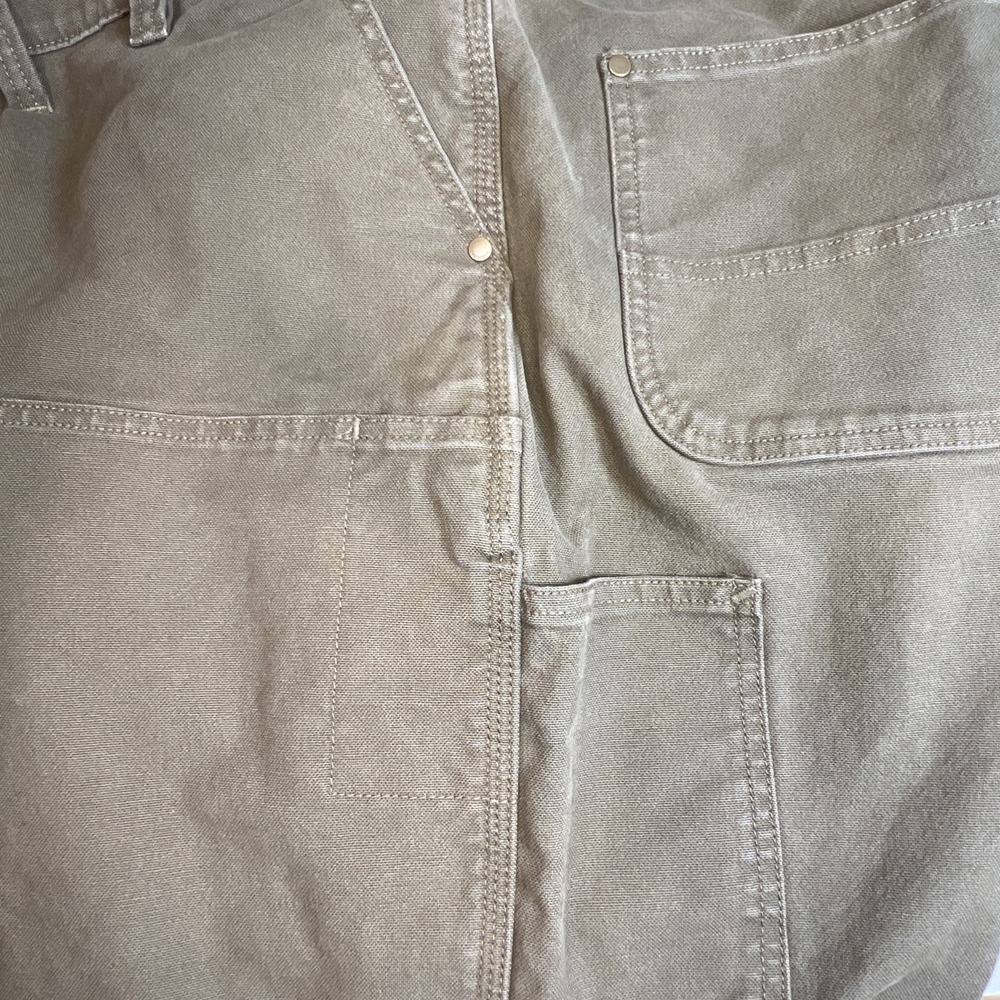 Carhartt 106595 Rugged Flex Duck Double Front Pant 44x30 Moss Garment Dyed‎ Soft - Picture 8 of 14